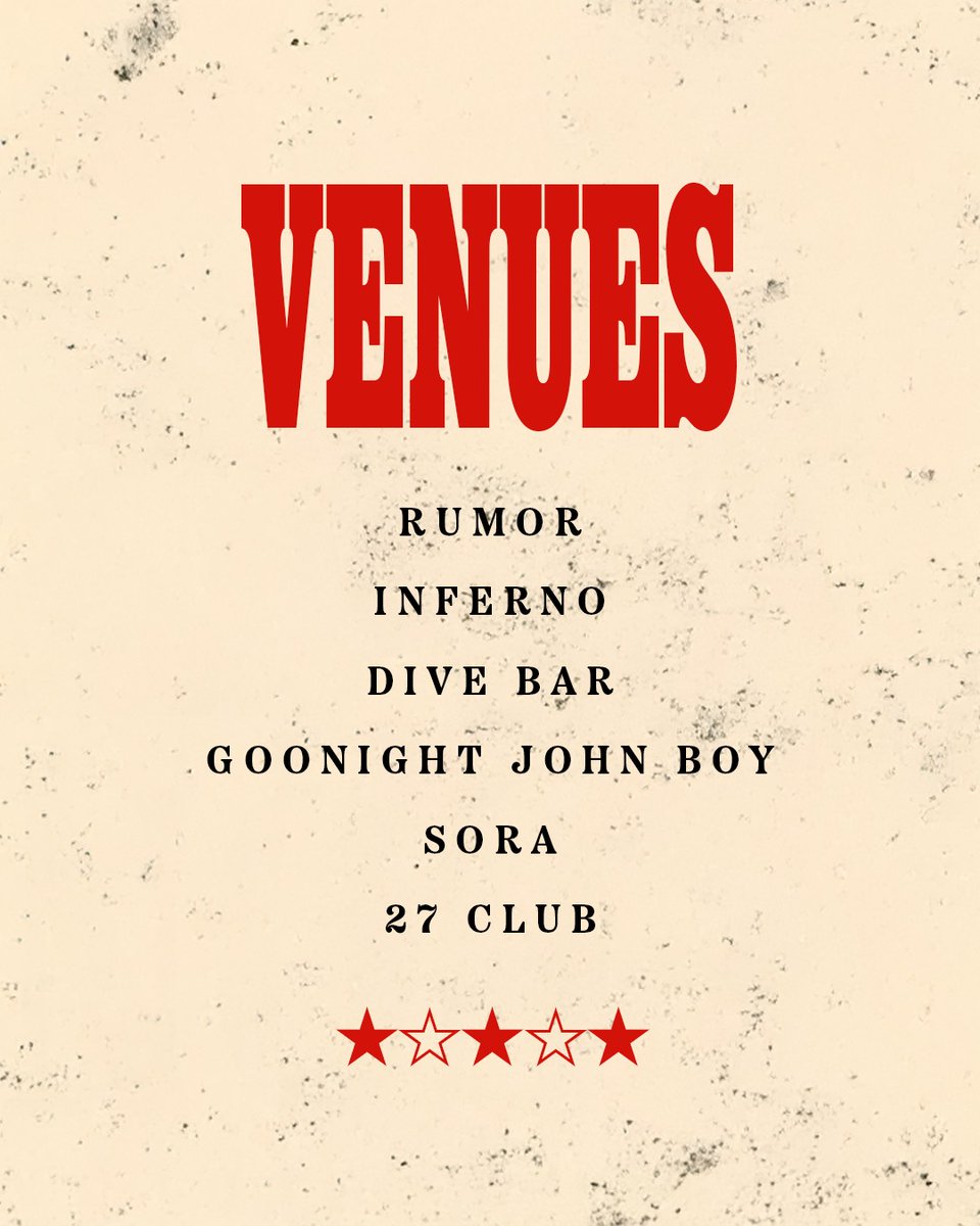 🍻 TICKETS TO MY BAR CRAWL 🎟️

This Saturday we’re taking over West 6th &amp; the Flats for a 6-bar experience celebrating Lost Americana and the city that raised mgk.

Check-in starts at 7PM at Dive Bar or Inferno.

Tickets available here: tinyurl.com/5bsns8fj