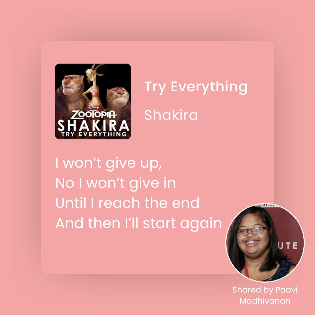 We can achieve so much if we keep trying, even when it gets hard. Thank you for sharing this with us, Paavi!  
#MotivationalMonday