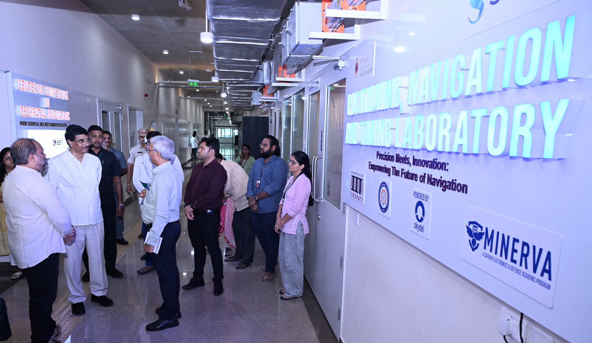 Visited IIT Tirupati and engaged with faculty and researchers on advancing academic excellence, accelerating innovation, and enhancing the role of premier institutions in nation-building.

IIT is a symbol of technological excellence and a springboard for future leaders, committed