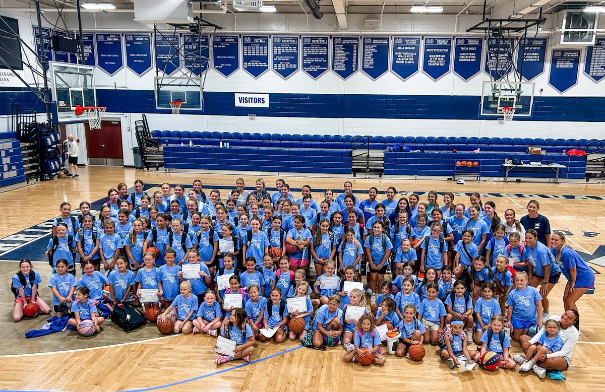 This summer, we ran 2 weeks of our Lady Warriors Basketball Camp. Over 100+ girls in the gym both weeks, working on their game, having fun, and getting better! We had a blast getting to work with the future of our game and look forward to seeing you all on the court soon! 💙🏀✨