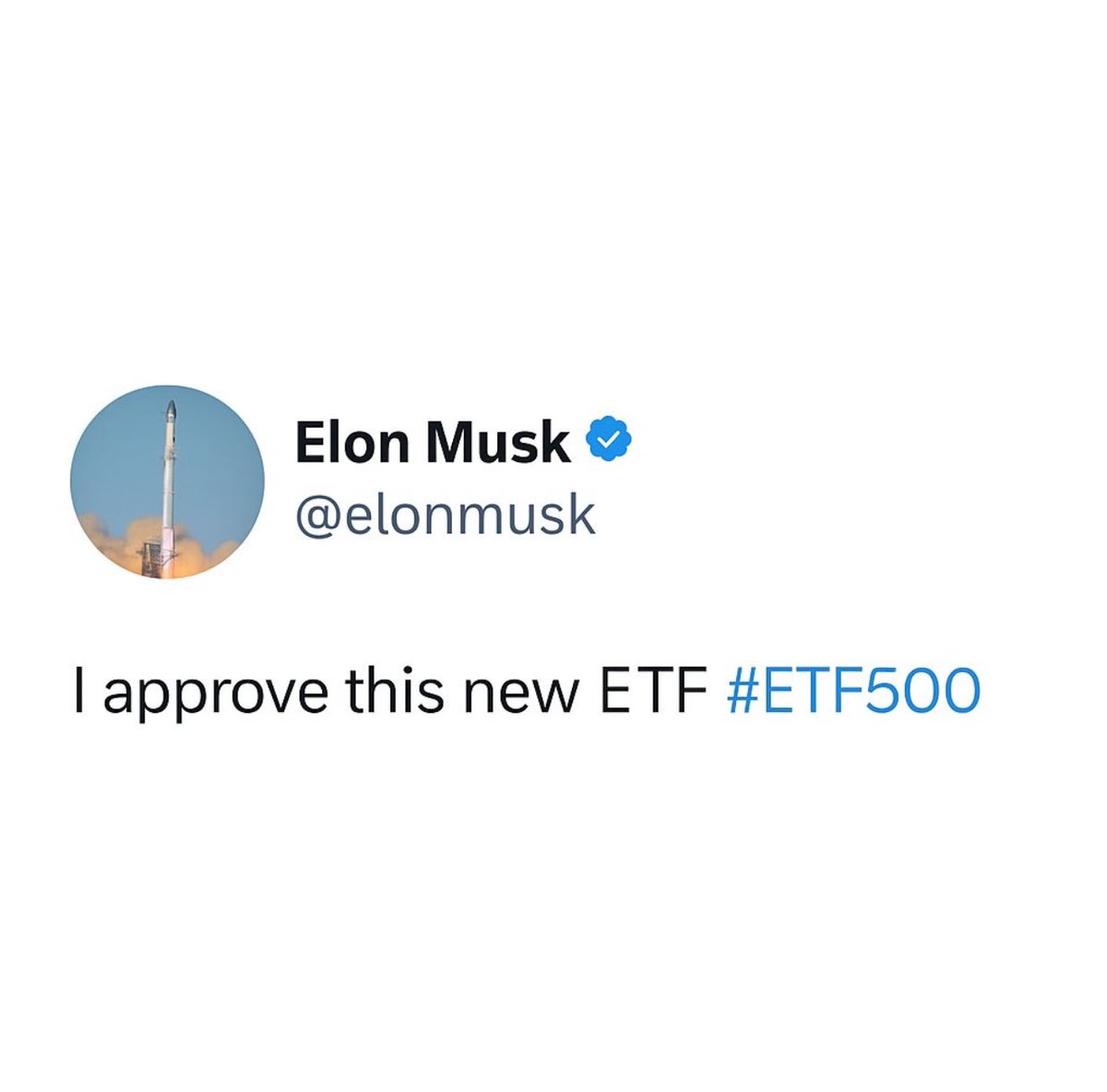 #ETF500 onboarding daily <a href="/elonmusk/">Elon Musk</a> welcome to the team this is the ETF of $SOL the first and only this is a long term fund accumulate and hold with confidence💨💨

CWX6t6pGJ1zsnuywnyd2ZMZJ7inB2sWuPdsteoT6pump

t.me/ETF500PORTAL