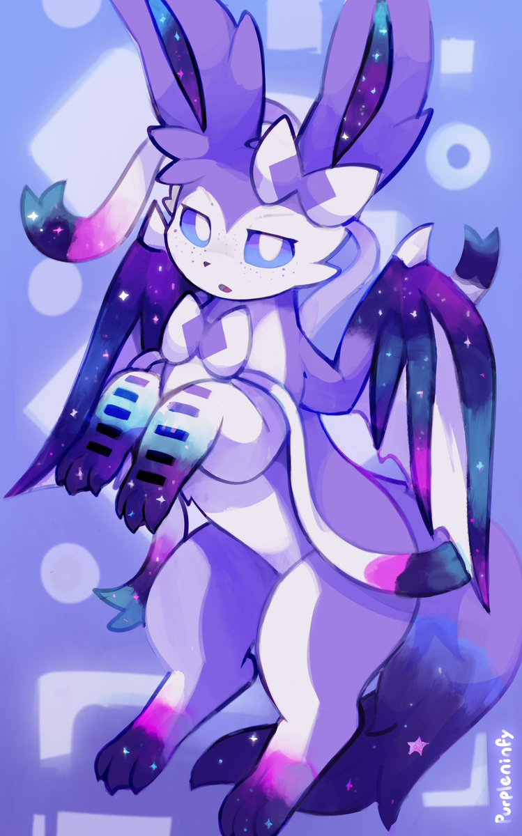 Ribbonfiddle's tweet image. commission for nebula ^^