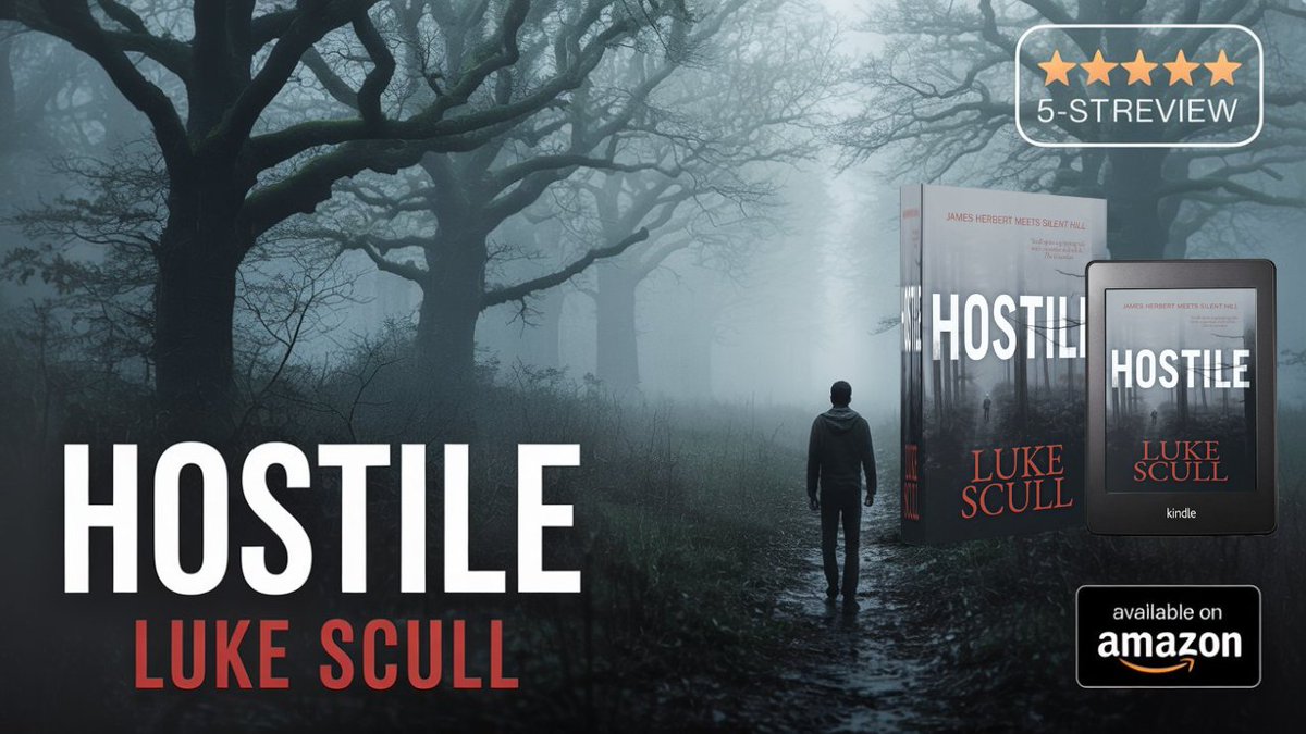 My debut horror novel HOSTILE is currently 50% off on Kindle!

"A bloodthirsty new animal horror with a shocking twist."

amzn.eu/d/3NrRY2z