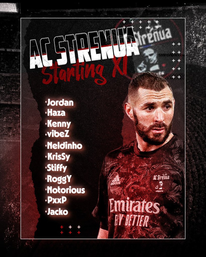 AC Strenua UK (@acstrenuauk) on Twitter photo We go again tonight looking for better form.
<a href="/OfficialVPG/">Virtual Pro Gaming</a> <a href="/proclubs_weekly/">Pro Clubs Weekly</a> <a href="/AC_Strenua_VPG/">AC Strenua</a>
GFX by <a href="/NextLvlHQ/">NextLevelHQ</a> We go again tonight looking for better form.
<a href="/OfficialVPG/">Virtual Pro Gaming</a> <a href="/proclubs_weekly/">Pro Clubs Weekly</a> <a href="/AC_Strenua_VPG/">AC Strenua</a>
GFX by <a href="/NextLvlHQ/">NextLevelHQ</a>