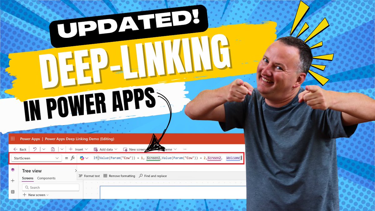 PowerApps911- Power Platform Consulting & Training (@powerapps911) on Twitter photo Looking for the most up-to-date approach on deep-linking in #PowerApps? Well, look no further! <a href="/ShanesCows/">Shane Young Power Apps MVP</a> has you covered with a simple step-by-step walkthrough that anyone can follow.
Watch now! youtube.com/watch?v=inHj96…
#PowerPlatform #PowerAddicts #PowerAppsTips #SharePoint Looking for the most up-to-date approach on deep-linking in #PowerApps? Well, look no further! <a href="/ShanesCows/">Shane Young Power Apps MVP</a> has you covered with a simple step-by-step walkthrough that anyone can follow.
Watch now! youtube.com/watch?v=inHj96…
#PowerPlatform #PowerAddicts #PowerAppsTips #SharePoint