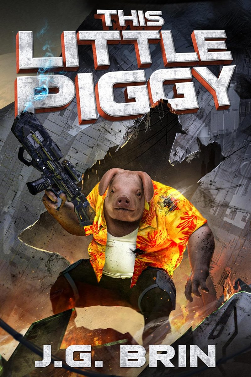 This Little Piggy by <a href="/jgbrin/">J.G. Brin 🇨🇦</a>  

An inventive retelling of a classic fairy tale. The characters are fun,  the story is easy to follow, and the humor lands solidly, making this a  great book to break up all the grimdarks on your TBR