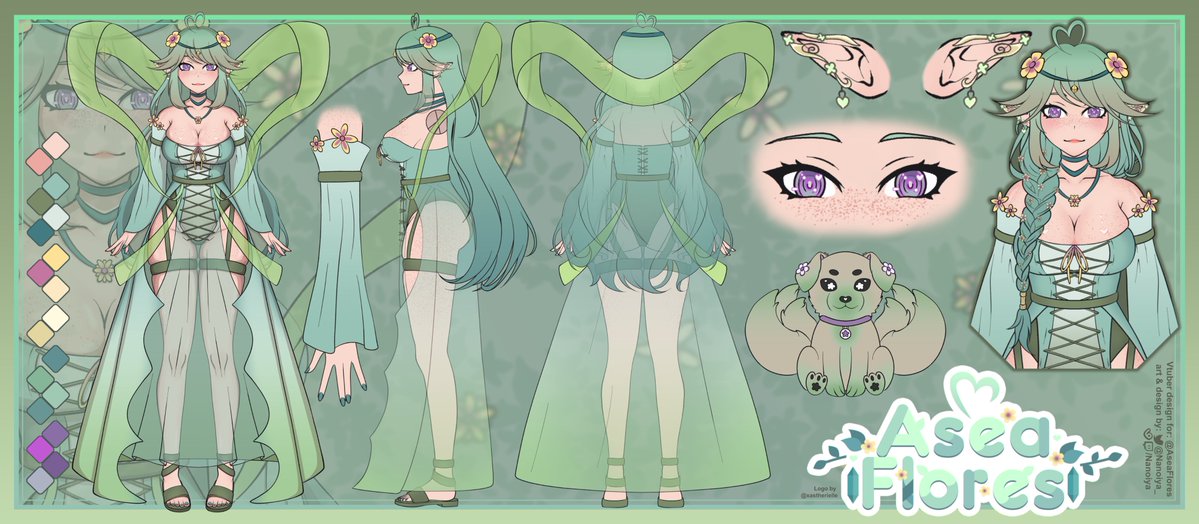Nanoiya⛩️👹Sleep-deprived Oni Vtuber (@nanoiya_) on Twitter photo 🌸Reference Sheet cmm for <a href="/AseaFlores/">Asea Flores🌸Elf Vtuber</a>🍃
Thank you for commissioning me!
#VGenComm #VGen #vtuber #Reference #AseaArt #NanoiyArt 🌸Reference Sheet cmm for <a href="/AseaFlores/">Asea Flores🌸Elf Vtuber</a>🍃
Thank you for commissioning me!
#VGenComm #VGen #vtuber #Reference #AseaArt #NanoiyArt