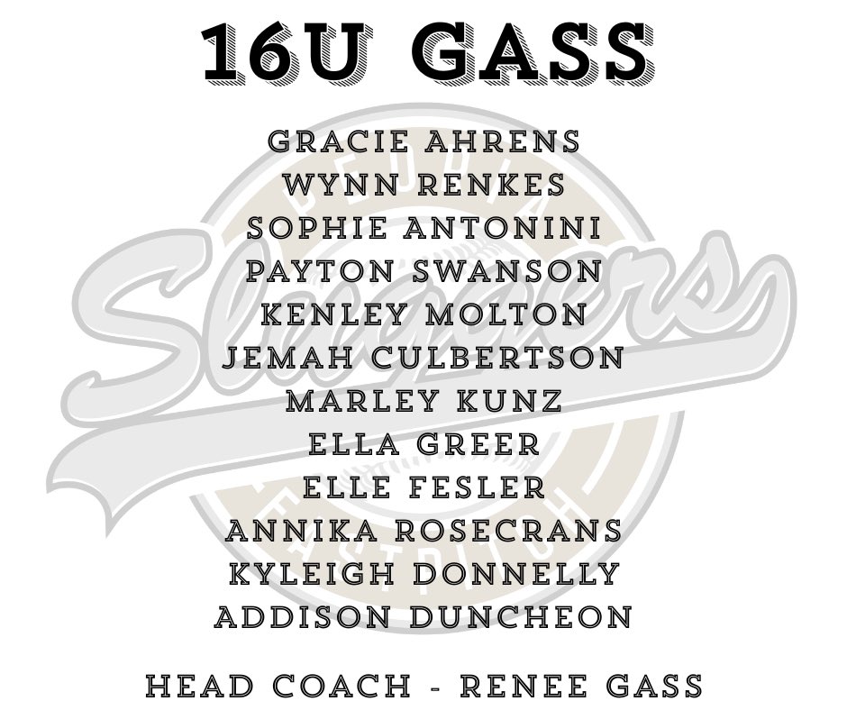Peoria Slugger ‘25-‘26 ROSTERS “Part 2” - A few teams still have a potential Roster Spot Open. Contact Renee Enos Gass for more information.
🚨📢 Open Roster Spots: 13u Webb, 14u Purves, 16u Gass, 18s