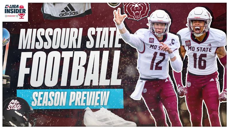 CUSA Insider (@cusainsiderpod) on Twitter photo 🏈🚨NEW POD ALERT🚨🏈
Today we highlight <a href="/MoStateFootball/">Missouri State Football</a> as they prepare for their first season in CUSA. We've got some great guests featured on the pod:
<a href="/IamCoreyRiggs/">Corey Riggs 🎙</a>
Head coach <a href="/Ry_Beard/">Ryan Beard</a>
QB <a href="/JacobClark_12/">Jacob Clark</a>
DB <a href="/JJONeal1/">JJ O’Neal</a>
Watch: youtu.be/KI1gNHXu4rA
#NoLimitsOnUs 🏈🚨NEW POD ALERT🚨🏈
Today we highlight <a href="/MoStateFootball/">Missouri State Football</a> as they prepare for their first season in CUSA. We've got some great guests featured on the pod:
<a href="/IamCoreyRiggs/">Corey Riggs 🎙</a>
Head coach <a href="/Ry_Beard/">Ryan Beard</a>
QB <a href="/JacobClark_12/">Jacob Clark</a>
DB <a href="/JJONeal1/">JJ O’Neal</a>
Watch: youtu.be/KI1gNHXu4rA
#NoLimitsOnUs