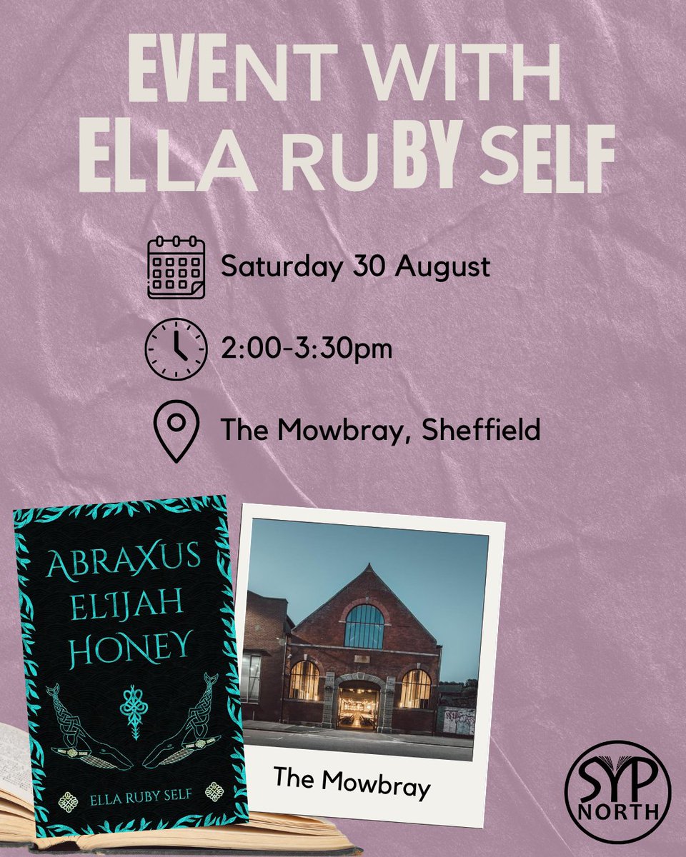 SYP North (@sypnorth) on Twitter photo In an industry shaped by geography, <a href="/northodoxpress/">Northodox Press 📖</a> is proving that we're no longer confined by traditional publishing borders.
We're proud to be spotlighting Ella Ruby Self, a Northern author whose book is published by Northodox on 30 August: thesyp.org.uk/events/syp-nor… In an industry shaped by geography, <a href="/northodoxpress/">Northodox Press 📖</a> is proving that we're no longer confined by traditional publishing borders.
We're proud to be spotlighting Ella Ruby Self, a Northern author whose book is published by Northodox on 30 August: thesyp.org.uk/events/syp-nor…