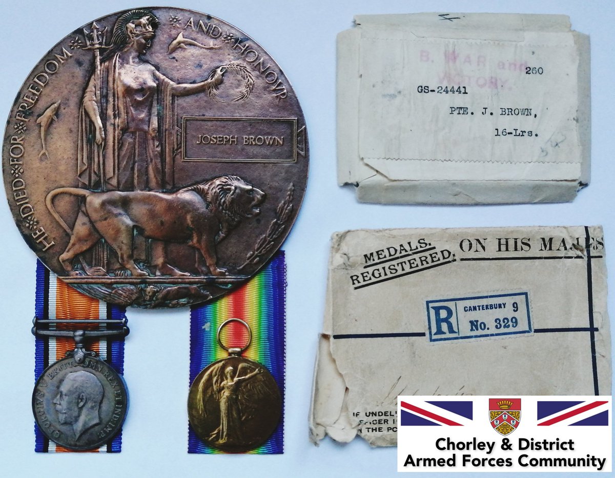 On this day (4th Aug) in 1914, GB entered what would become #WW1. On this poignant day, I'm pleased to have been able to bring 'home' the medals of another #Chorley Soldier. Joseph Brown 16th Lancers. He was just 18.
🇬🇧
#Lancashire #localhistory #armedforcescommunity #lancers