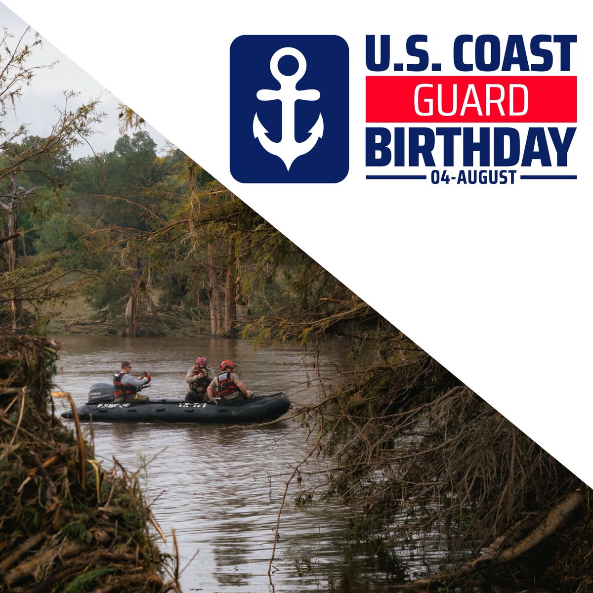 Governor Abbott Press Office (@govabbottpress) on Twitter photo Happy Birthday to the United States Coast Guard!
Since 1790, the brave men and women of the <a href="/USCG/">U.S. Coast Guard</a> have protected our nation from threats in our waterways and oceans.
Thank you for your service to our country—and for your bravery during the recent flooding in Central Texas. Happy Birthday to the United States Coast Guard!
Since 1790, the brave men and women of the <a href="/USCG/">U.S. Coast Guard</a> have protected our nation from threats in our waterways and oceans.
Thank you for your service to our country—and for your bravery during the recent flooding in Central Texas.