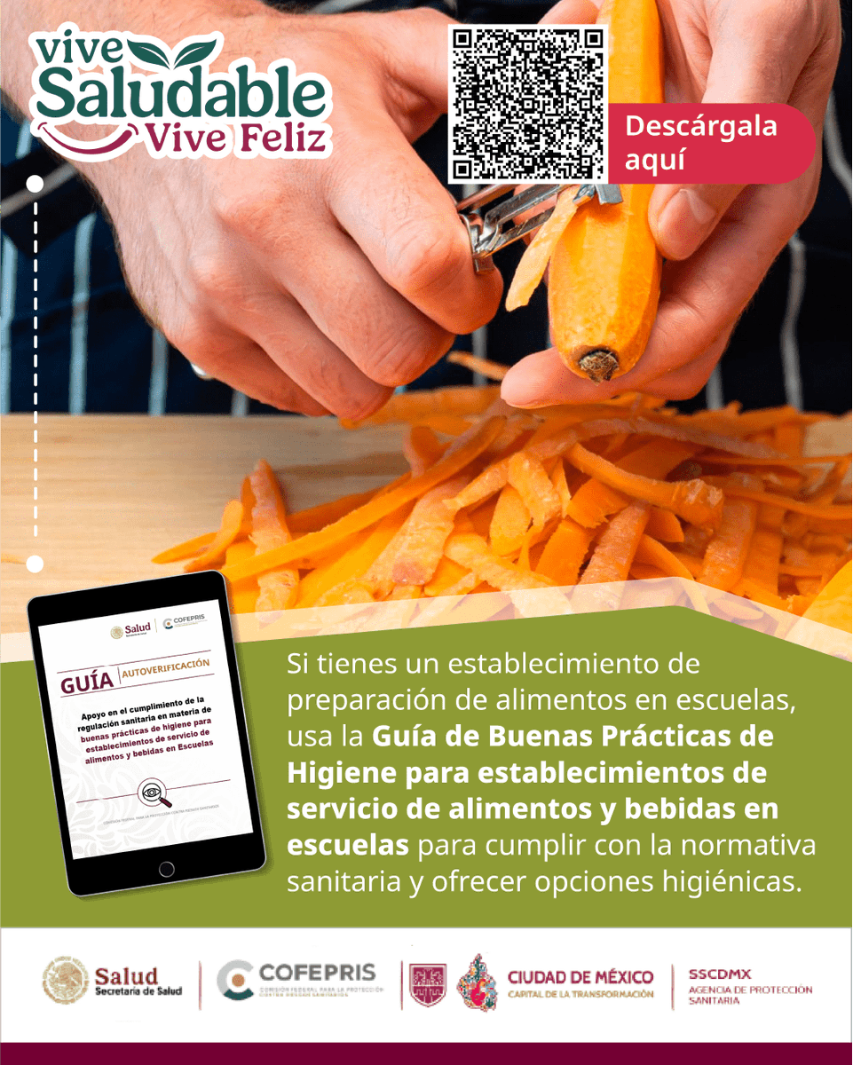 Pueden orientarte sobre lo que comen tus hijas e hijos en la #escuela.🍊

De acuerdo con la Ley General de Educación y los lineamientos emitidos por la SEP, debes recibir #orientación clara como madre o padre sobre los #alimentos que se ofrecen y consumen en las escuelas. 🏫