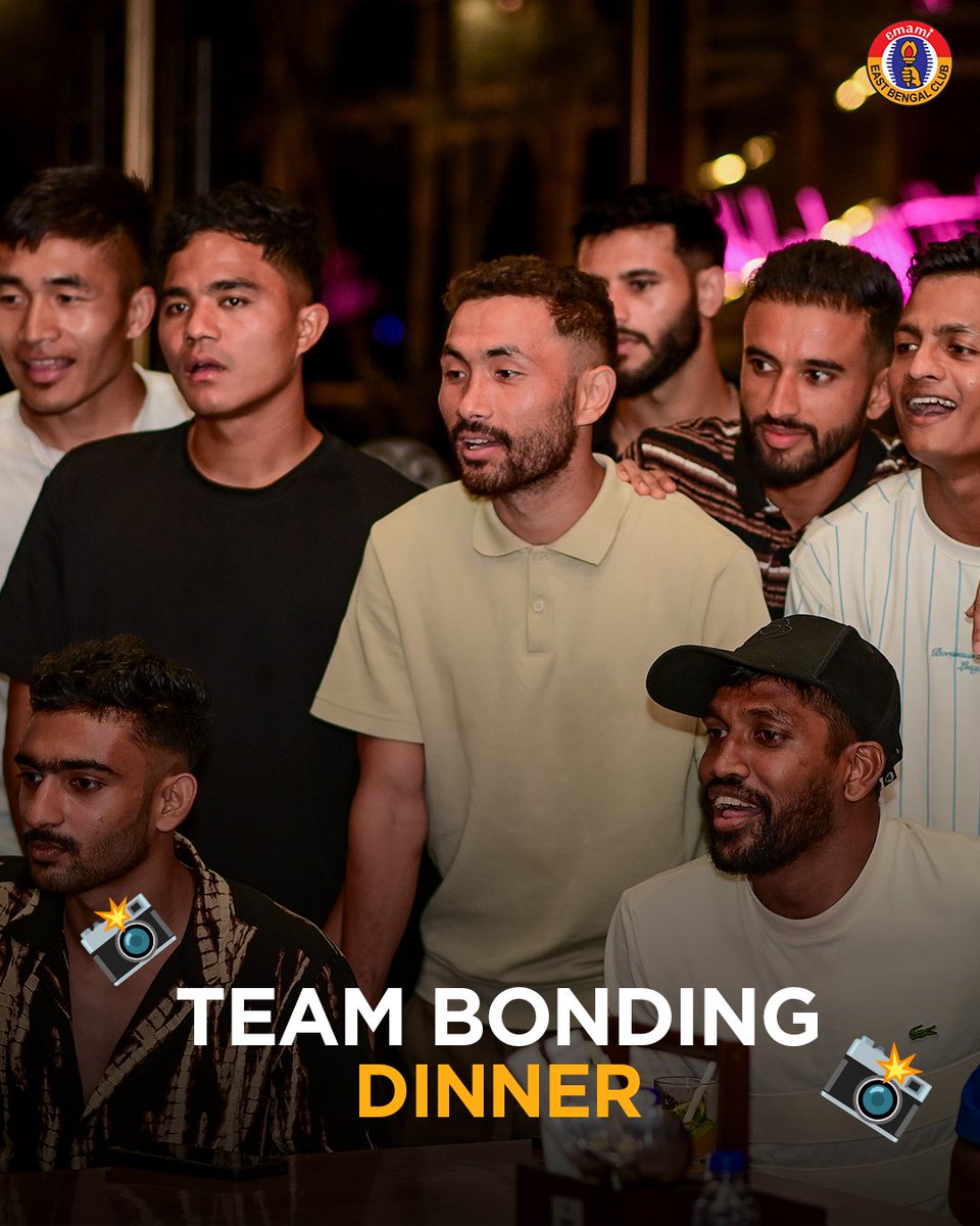 eastbengal_fc's tweet photo. Bonding over team dinner, music and some fun games! ❤️💛 (1/5)
#JoyEastBengal #TeamBondingActivities https://t.co/0FI6ckaeUJ