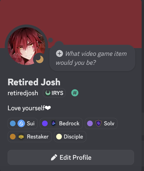 Joshh✵ (@retiredjosh_) on Twitter photo Just saw the latest update on <a href="/satlayer/">SatLayer 🟨🧊</a> roles and seems like they removed certain roles due to last minute farming
You can still earn the Overseer role by reaching Level 8 on the discord
Also wasn't able to get all roles but i'm glad i was able to secure a few. Hope you got as Just saw the latest update on <a href="/satlayer/">SatLayer 🟨🧊</a> roles and seems like they removed certain roles due to last minute farming
You can still earn the Overseer role by reaching Level 8 on the discord
Also wasn't able to get all roles but i'm glad i was able to secure a few. Hope you got as