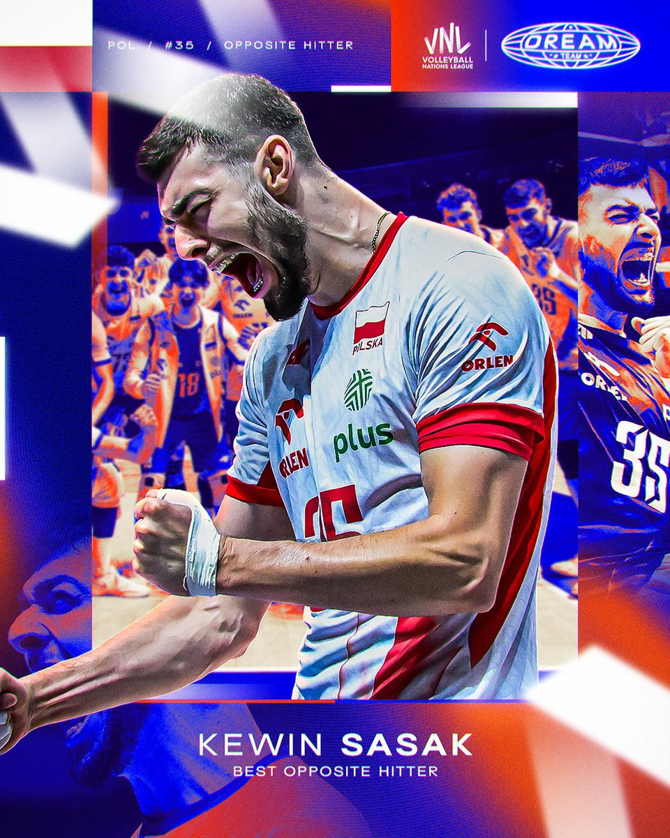 𝗞𝗘𝗪𝗜𝗡 𝗦𝗔𝗦𝗔𝗞 w drużynie marzeń #VNL2025! 💪🏼🌟

fot. <a href="/volleyballworld/">Volleyball World</a>