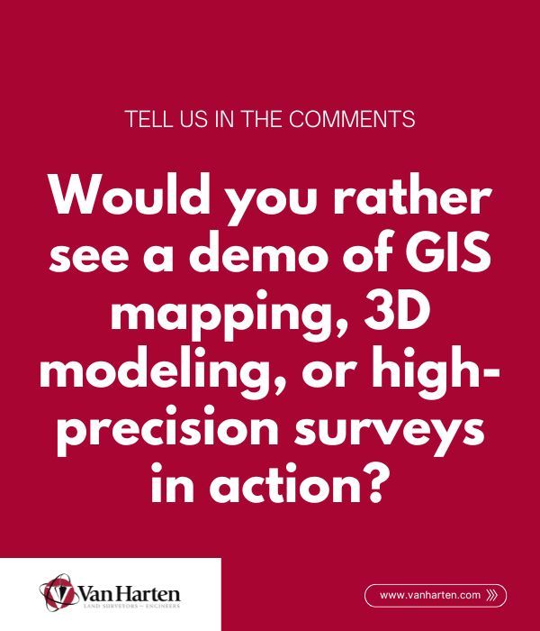 VanHartenSurvey's tweet image. If you could get an inside look at our work, what would you choose?
📍 GIS Mapping
📐 3D Modeling
📊 High-Precision Surveys

Drop your pick in the comments💬
#VanHarten #LandSurveying #EngineeringExperts #BehindTheScenes #SurveyingInAction