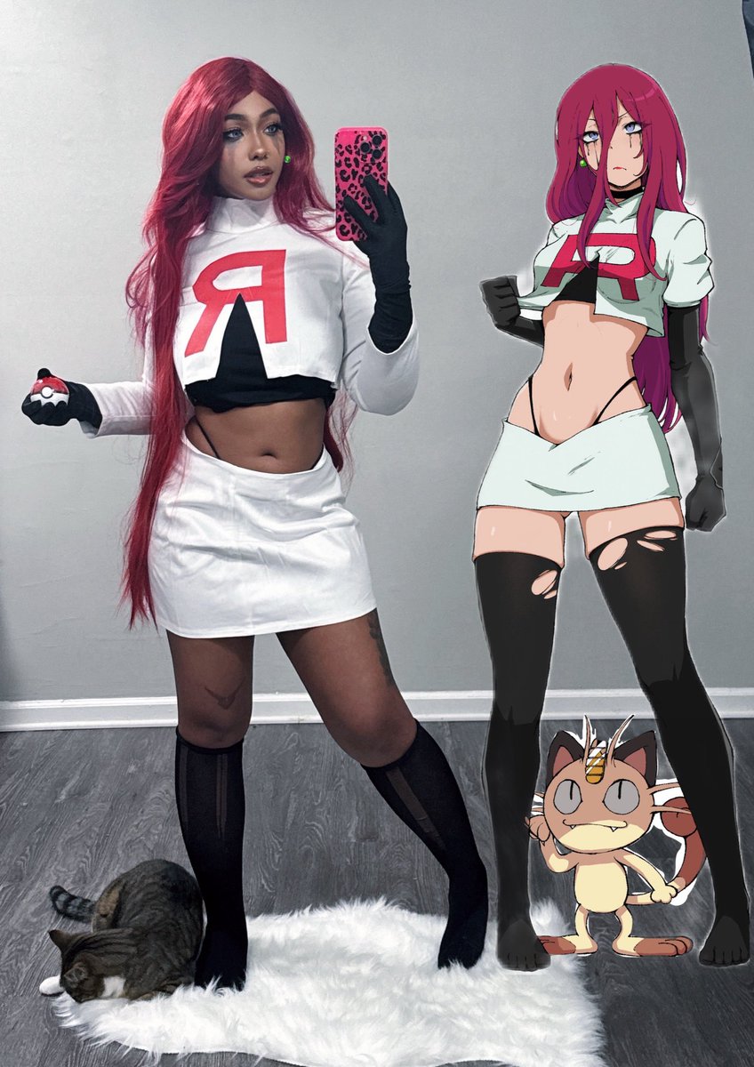 My irl Meowth wanted to participate