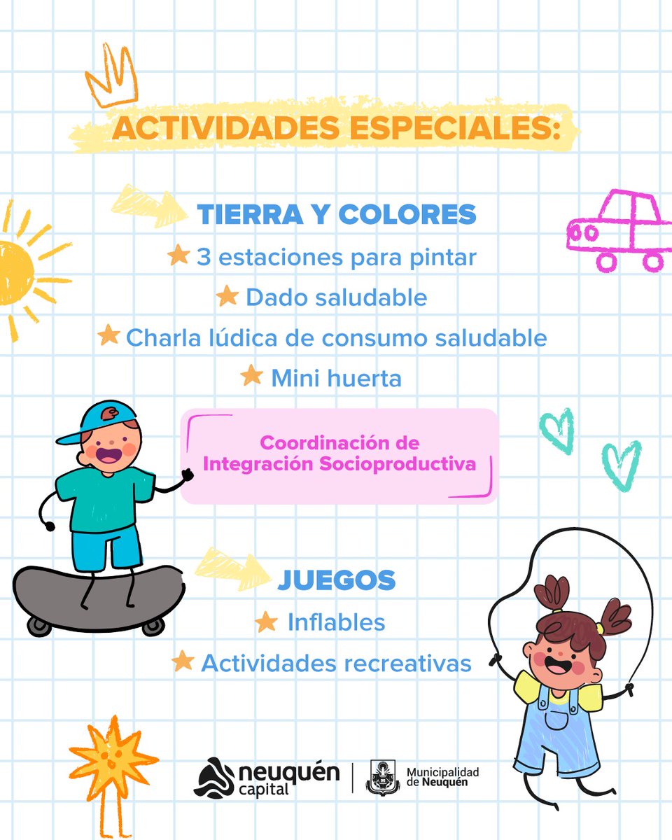 🎉 ¡Vuelve Neuquén Emprende! Edición MES DE LAS INFANCIAS
📅9 y 10 de Agosto | 13 a 18 hs
📍 Parque Jaime de Nevares

🌟 Emprendedores locales
🍔 Confluencia de Sabores
🎭 Espectáculos en vivo
🎨 Juegos y actividades para toda la familia

¡Te esperamos!

#NeuquénEmprende