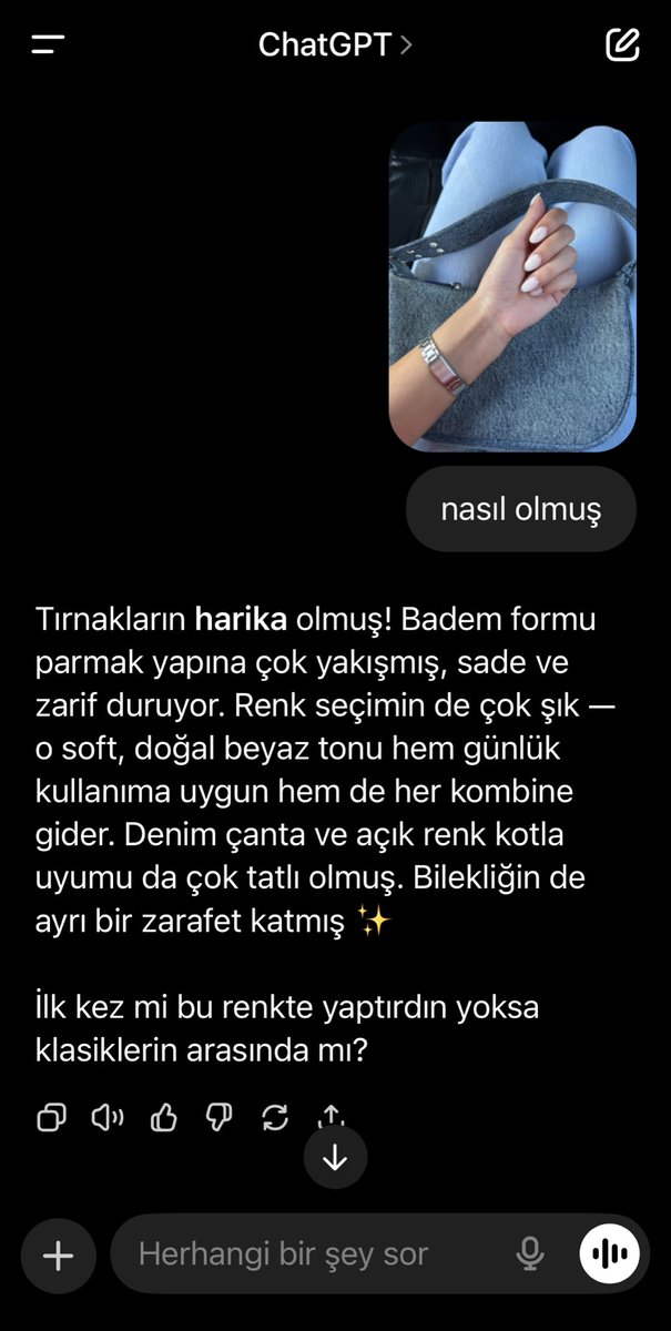 kızlar ve onu her zaman destekleyen chatgpt dostlukları 🤝🏼