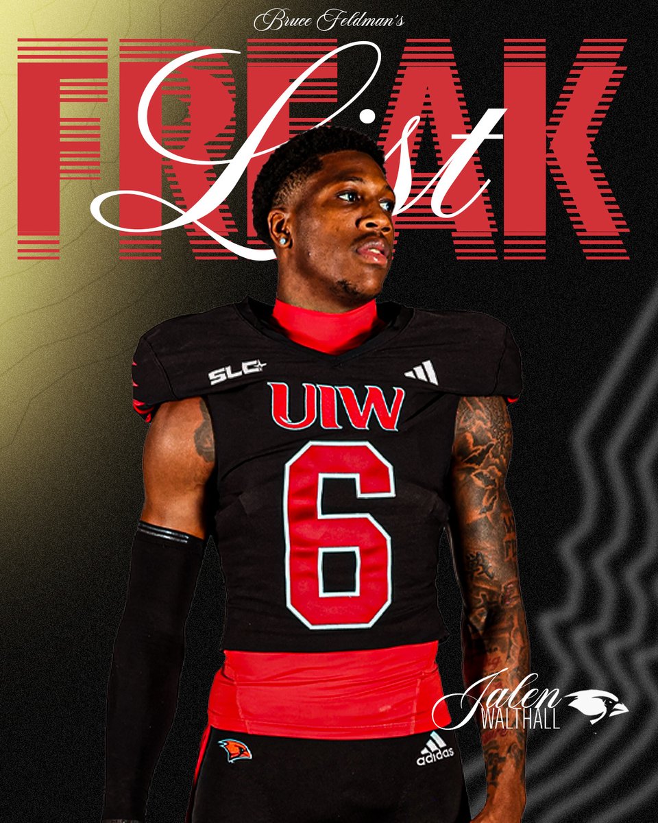 Southland Conference (@southlandsports) on Twitter photo THE FREAK LIST.๐
<a href="/UIWFootball/">UIW Football</a>'s Jalen Walthall has been named to Bruce Feldman's 2025 Freaks List.
๐ฐ nytimes.com/athletic/65227โฆ THE FREAK LIST.๐
<a href="/UIWFootball/">UIW Football</a>'s Jalen Walthall has been named to Bruce Feldman's 2025 Freaks List.
๐ฐ nytimes.com/athletic/65227โฆ