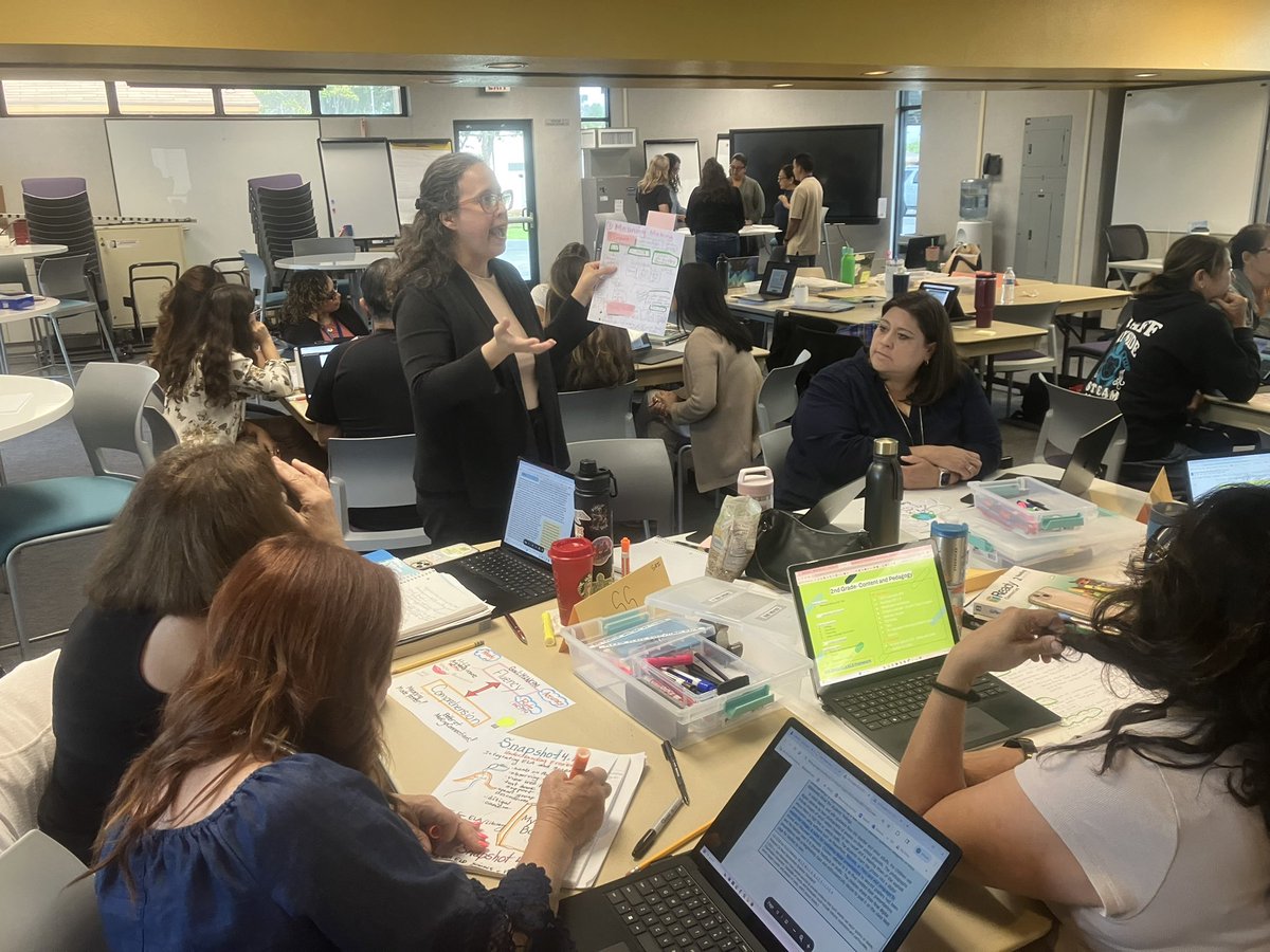 2nd Grade teachers presenting on the ELD/ELA Framework. #sbusddreambuilding <a href="/SBUSD_NEWS/">SBUSD NEWS</a> <a href="/Supt_SBUSD/">Jose A. Espinoza</a> <a href="/le/">elly</a>