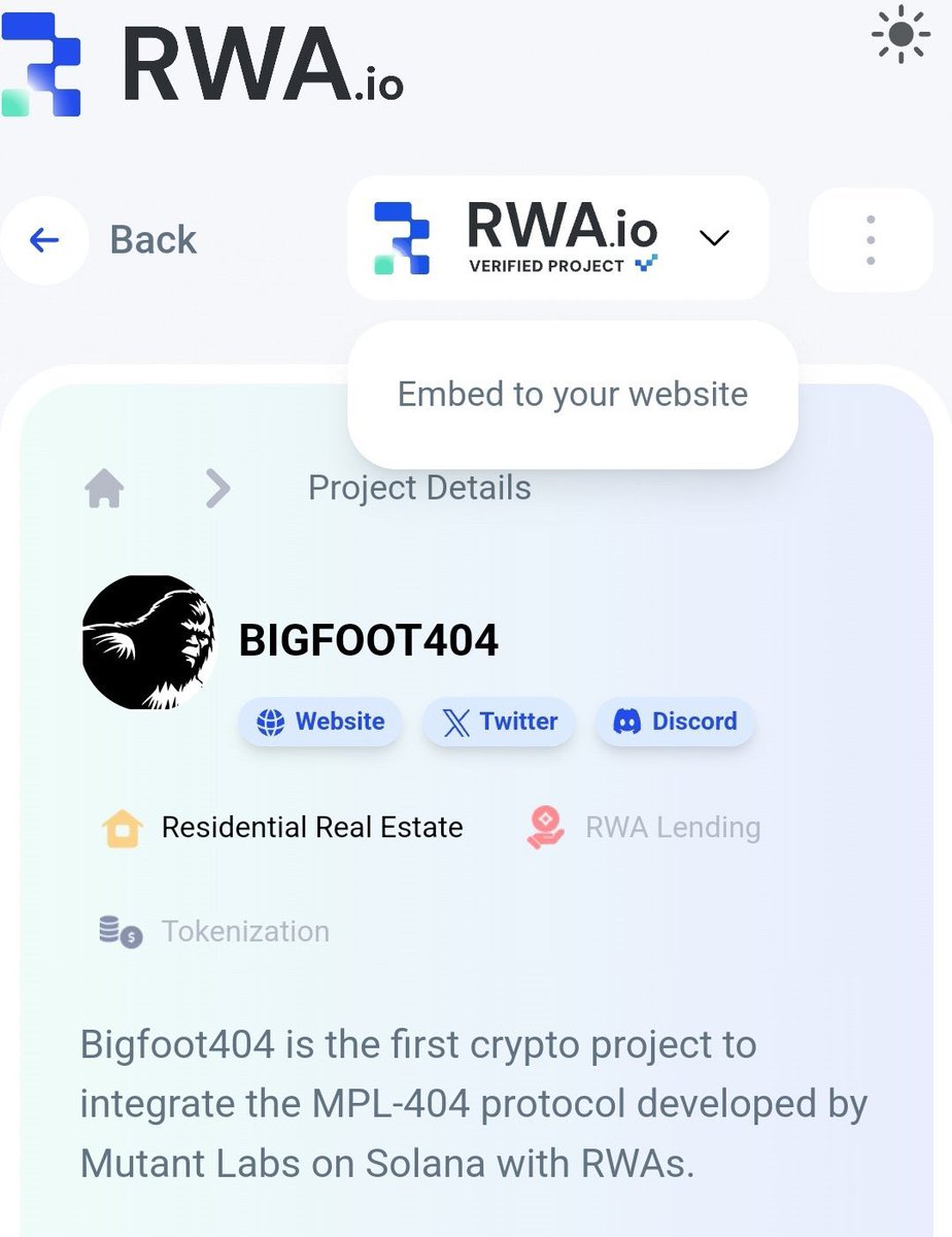 Let’s talk about <a href="/BigFoot404_/">BIG</a> 

It’s a game-changer in Web3 

bridging digital assets to real-world value! 

With the innovative MPL-404 standard, 

BIG is tokenizing real estate, offering NFT holders access to physical properties.

👣🧵