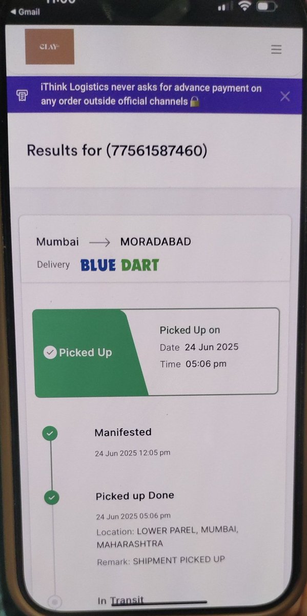 johari_27's tweet photo. Dear @BlueDart_ @BlueDartCares : where is my order?

Picked up on 24 June, not delivered yet.

@jagograhakjago https://t.co/7RR92r13dy