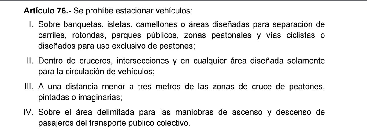 hugosergio_hv's tweet photo. @RomanCepeda y @transitotorreon, según el Reglamento de Movilidad Urbana del Municipio de Torreón, sí aplicaran la debida multa a cada coche estacionado así, que en el tabulador aparece con el número 44 con el concepto "Estacionarse sobre la banqueta", son de 4 a 6 UMAs, échenle! https://t.co/86MEd2phfW