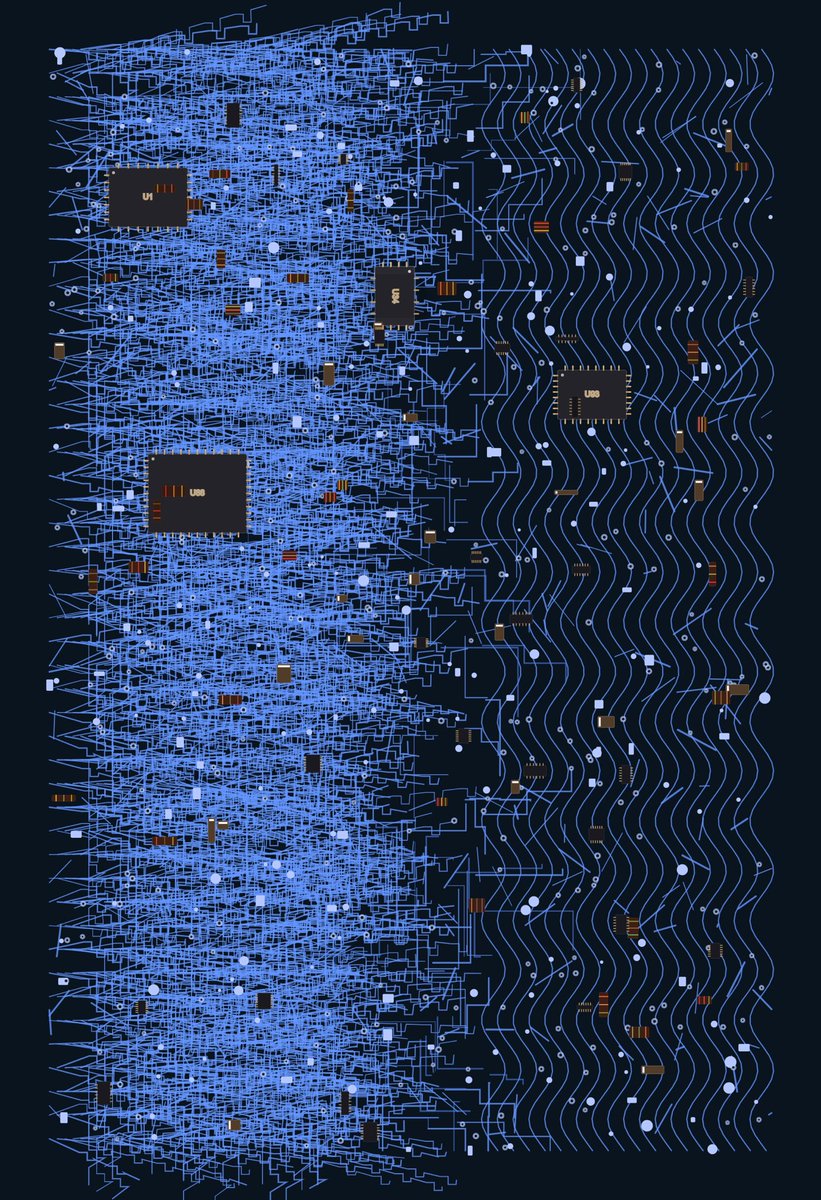 I'm kicking off Day 1 with 

Data Dreams

a visual exploration of how data might look if it could dream, an abstract interpretation of information flowing through invisible systems.
Where order and Chaos coexist✨

Made with p5js👩🏾‍💻