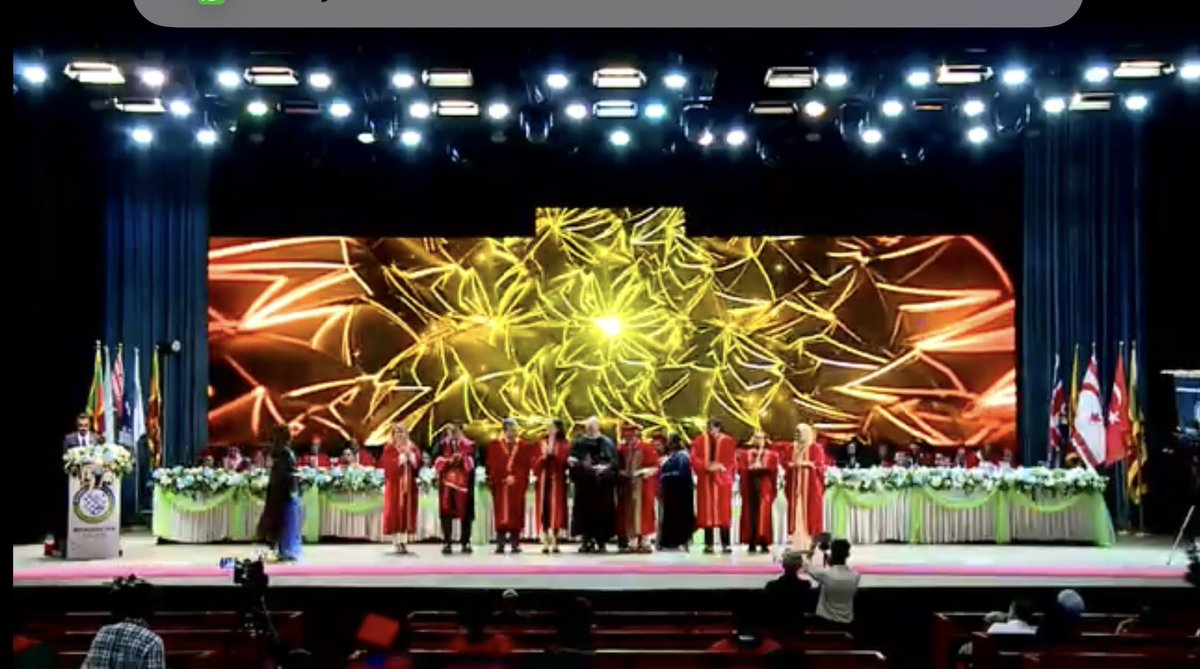 Girne Amerikan Üniversitesi’nin Sri Lanka Yerleşkesi’ndeki mezuniyet töreninde genç mezunlarımızın heyecanına ortak olmak büyük bir onurdu.