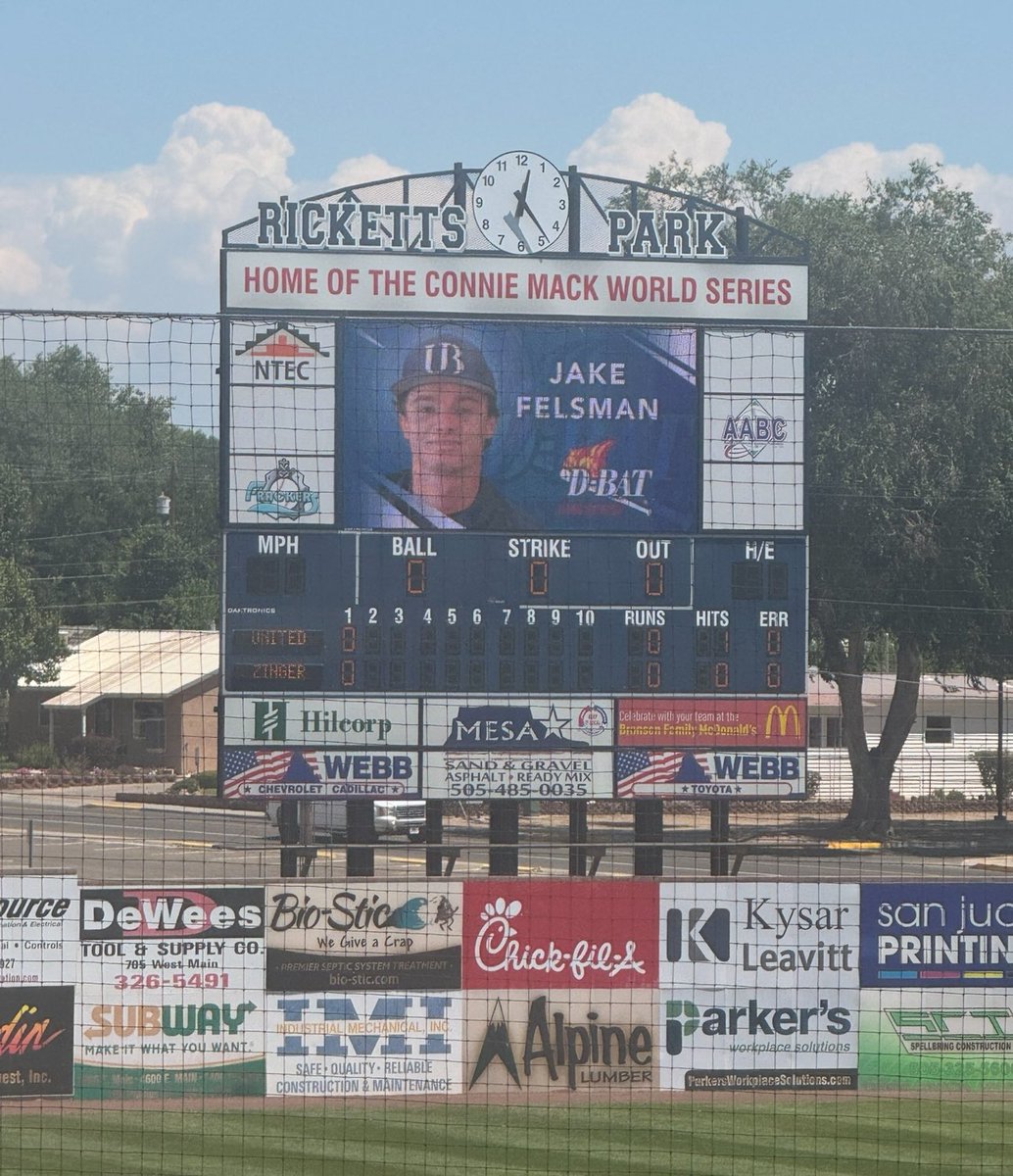 Jake Felsman (@jakefelsman) on Twitter photo Enjoyed my Connie Mack experience with <a href="/DBAT_CMWS/">D-BAT United CMWS Team</a> ! Came up a little short but will work even harder now!
It’s now time for High School Baseball 🦁<a href="/Prestonwood_BSB/">Prestonwood Baseball</a>
<a href="/rlbonesio/">Ryan Bonesio</a>
<a href="/DBatUNITED2026/">UBC - Bonesio 2026</a> <a href="/JimmyV29/">JAMES VILADE / Jimmy V</a> <a href="/GoMVB/">GoMVB Sports - Recruit Content for College Coaches</a> Enjoyed my Connie Mack experience with <a href="/DBAT_CMWS/">D-BAT United CMWS Team</a> ! Came up a little short but will work even harder now!
It’s now time for High School Baseball 🦁<a href="/Prestonwood_BSB/">Prestonwood Baseball</a>
<a href="/rlbonesio/">Ryan Bonesio</a>
<a href="/DBatUNITED2026/">UBC - Bonesio 2026</a> <a href="/JimmyV29/">JAMES VILADE / Jimmy V</a> <a href="/GoMVB/">GoMVB Sports - Recruit Content for College Coaches</a>