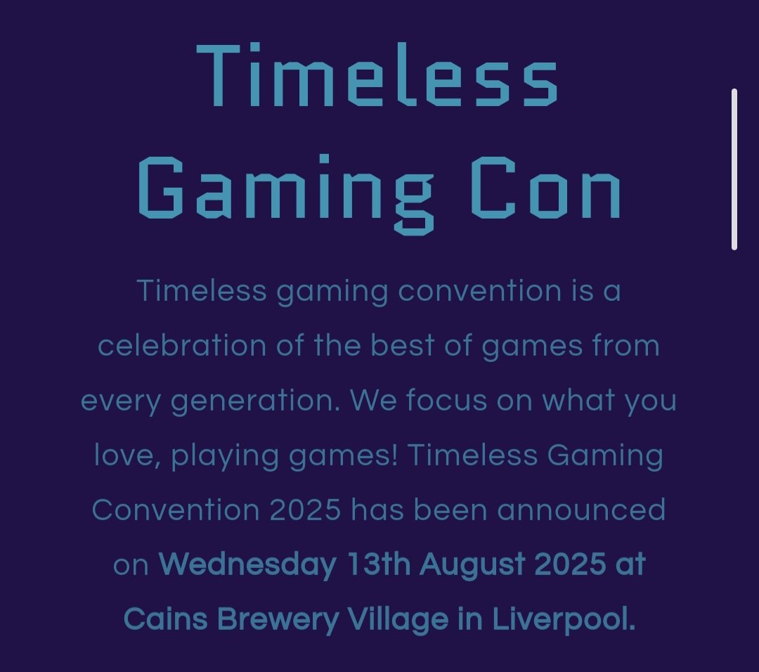 SegaMags (@segamags) on Twitter photo Next up, it's <a href="/TimelessGC/">TimelessGamingCon</a>!
We will be doing a MARATHON 12 HOUR shift, and you can catch both Marc & Jess between 10am and 10pm .
So get saving those pennies for the best in gaming books, ridiculously low-priced gaming magazines, and gaming-related board games and collectables. Next up, it's <a href="/TimelessGC/">TimelessGamingCon</a>!
We will be doing a MARATHON 12 HOUR shift, and you can catch both Marc & Jess between 10am and 10pm .
So get saving those pennies for the best in gaming books, ridiculously low-priced gaming magazines, and gaming-related board games and collectables.