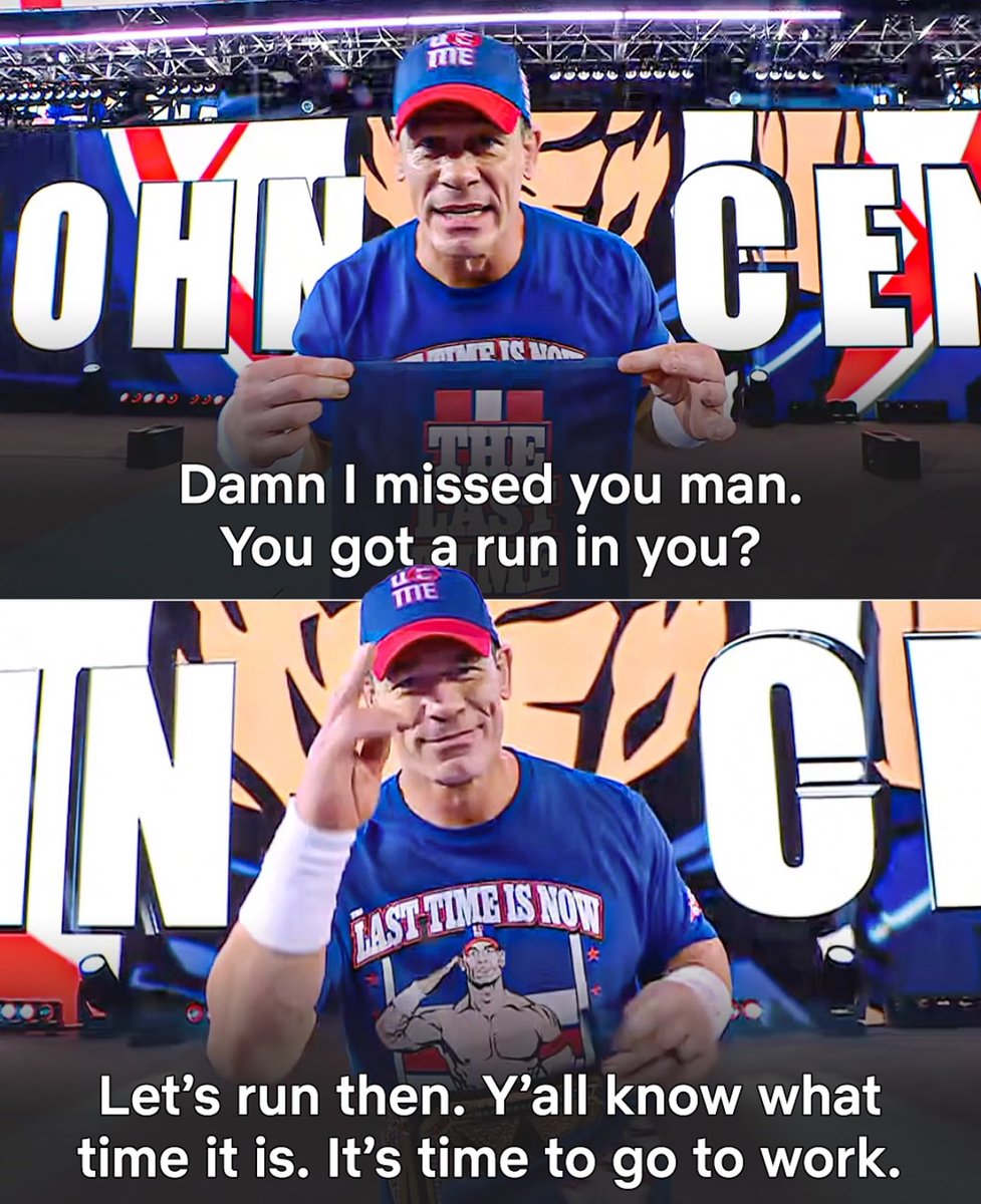 John Cena’s full reunion convo with Stu the cameraman 🫡