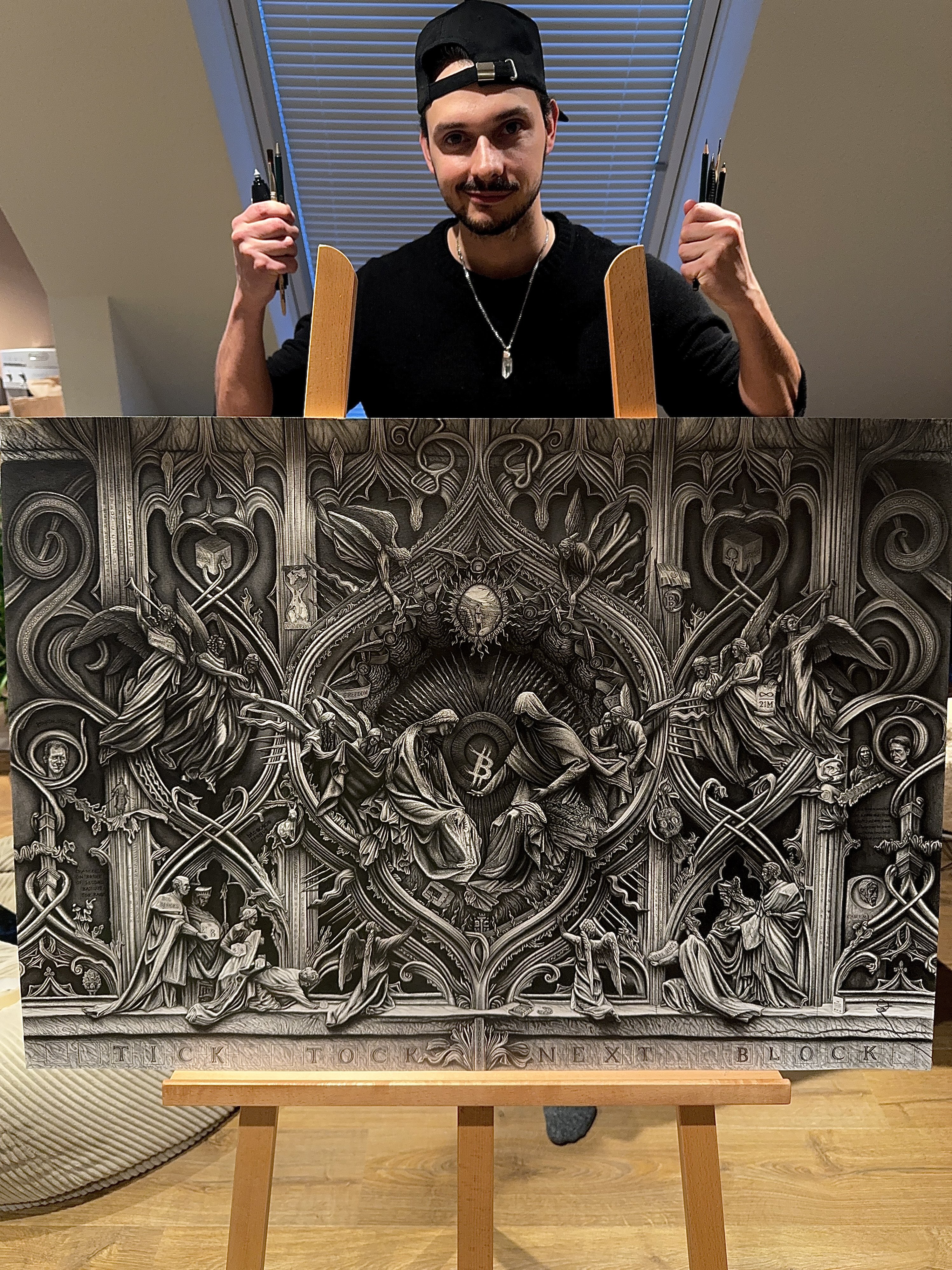 絵画 Explosion of the crypto universe 絵画 Explosion of the crypto universe Gallery | Bitcoin Apex Art