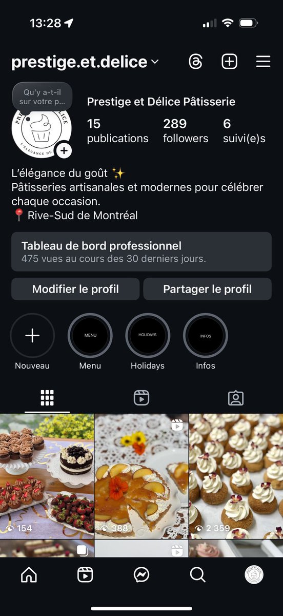 migirard's tweet photo. Ma petite fille Maïna Cardinal Girard et sa collègue Marianne Gagnon vous invitent à prendre connaissance de leurs pâtisseries. Pour plus d’informations, allez sur leur Instagram (https://t.co/d2d2x2AEnk.delice) ou Facebook (Pâtisserie Prestige Délice). https://t.co/s7Qvqj5Dl2
