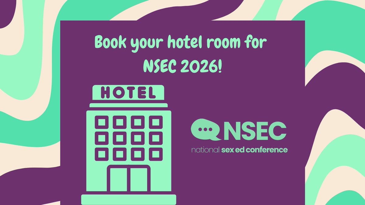 ⏰ It's time to book your hotel room!

🏨 NSEC 2026 will be hosted at the Hyatt Regency Baltimore Inner Harbor Hotel.

🔗 You can reserve your spot at sexedconference.com/hotel-location…