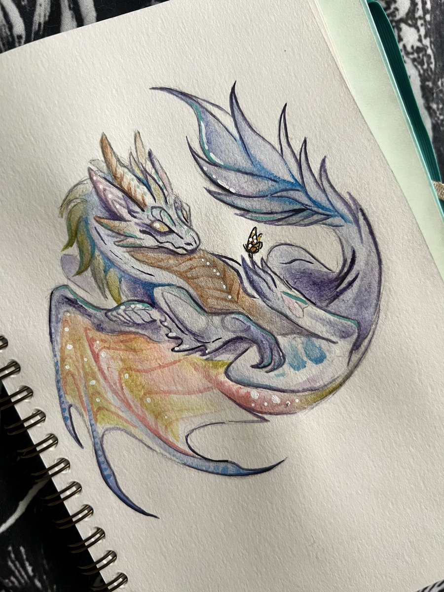 Smaugust day 4!! 
Baby dragon 🥺💗
#smaugust2025 #smaugust