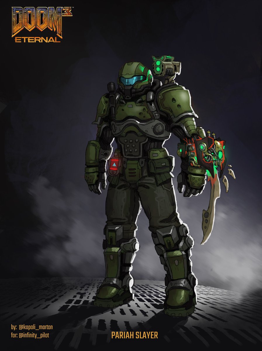 Boomer Shooter Art (@boomshootart) on Twitter photo Happy Birthday to Doom 3!
Doom 3 Eternal skin designed by me, drawn by <a href="/NotramIlopak/">+++𝕸𝖆𝖗𝖙𝖔𝖓 𝕶𝖆𝖕𝖔𝖑𝖎+++</a> Happy Birthday to Doom 3!
Doom 3 Eternal skin designed by me, drawn by <a href="/NotramIlopak/">+++𝕸𝖆𝖗𝖙𝖔𝖓 𝕶𝖆𝖕𝖔𝖑𝖎+++</a>