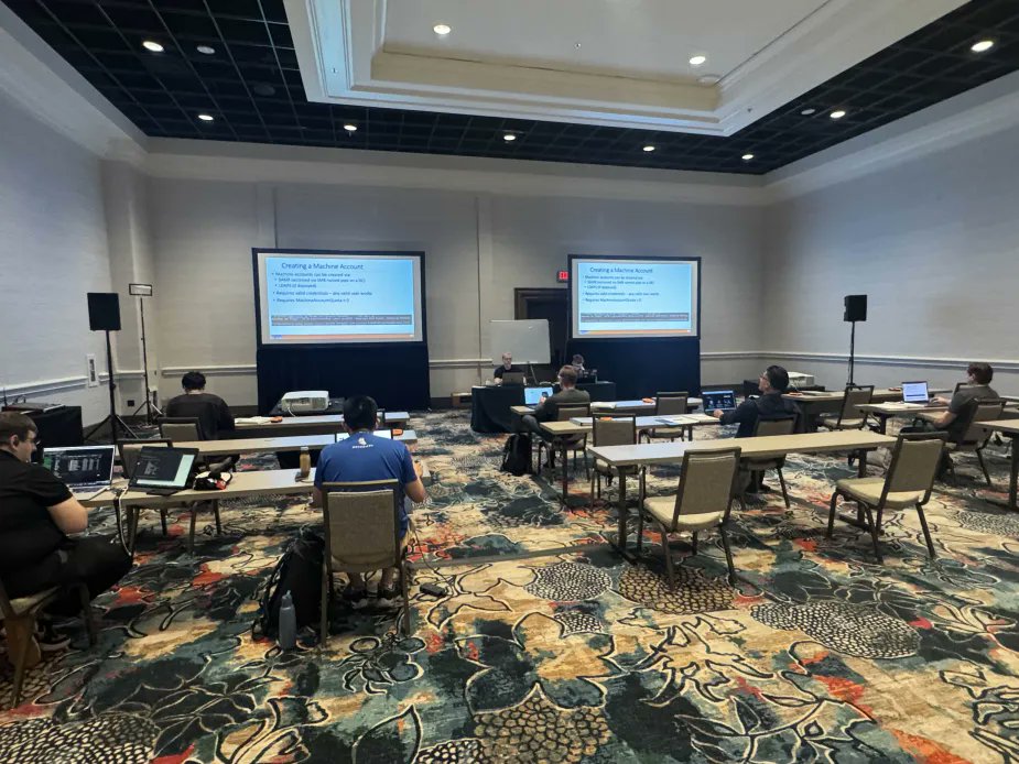bcsecurity's tweet image. Day 3 of @BlackHatEvents
We finished class with our first set of students yesterday, and today we start with new students.
Don’t forget that we offer training throughout the year.
Visit training.bc-security.org for a list of our available training options.
#BHUSA
