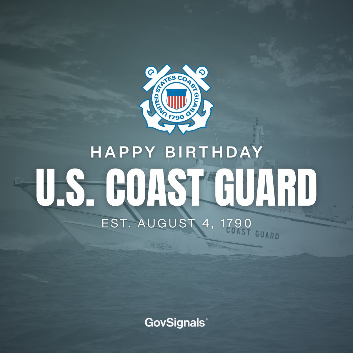 GovSignals (@govsignals) on Twitter photo Happy 235th Birthday to the <a href="/uscoastguard/">U.S. Coast Guard</a>🇺🇸⚓
Always ready. Always resilient.
From protecting our waters to responding in crisis, the Coast Guard continues to serve with quiet strength and mission-first excellence.
#USCoastGuard Happy 235th Birthday to the <a href="/uscoastguard/">U.S. Coast Guard</a>🇺🇸⚓
Always ready. Always resilient.
From protecting our waters to responding in crisis, the Coast Guard continues to serve with quiet strength and mission-first excellence.
#USCoastGuard