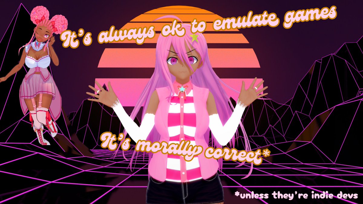 Magical Nay πͺ½ππͺ½ | Magical Girl VTuber!ππ BSKY (@magicalnay) on Twitter photo Inspired by one of my favorite stores <a href="/itsratnest/">RATNEST π</a> !
Who else emulates games for their own pleasure and for the β¨n o s t a l g i aβ¨?!~
It's okay to emulate games! It's morally correct unless they're indie devs, we love ya'll down <3 Inspired by one of my favorite stores <a href="/itsratnest/">RATNEST π</a> !
Who else emulates games for their own pleasure and for the β¨n o s t a l g i aβ¨?!~
It's okay to emulate games! It's morally correct unless they're indie devs, we love ya'll down <3