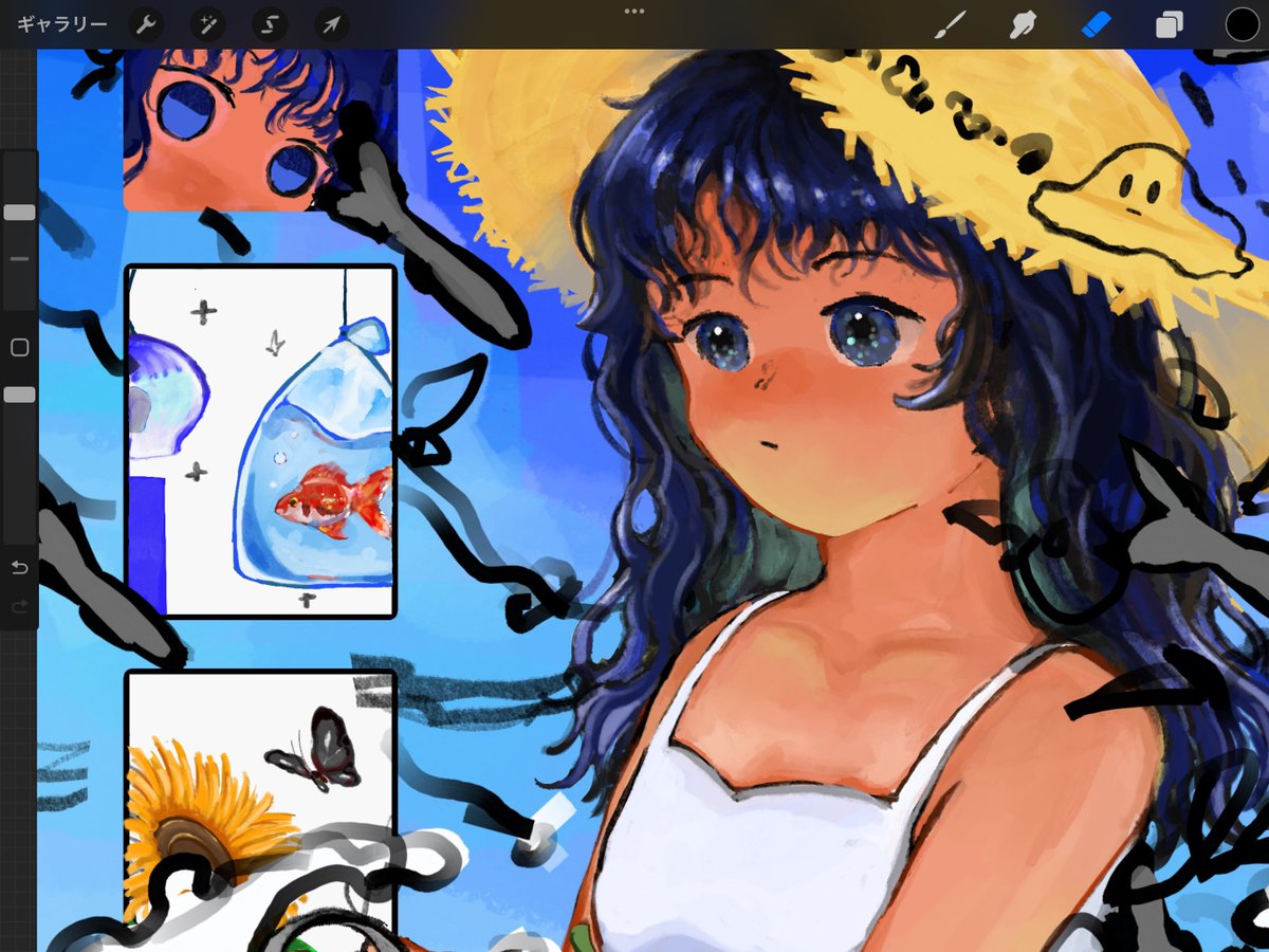 頑張る(wip)
#イラスト
#絵描きさんと繋がりたい 
#illustration