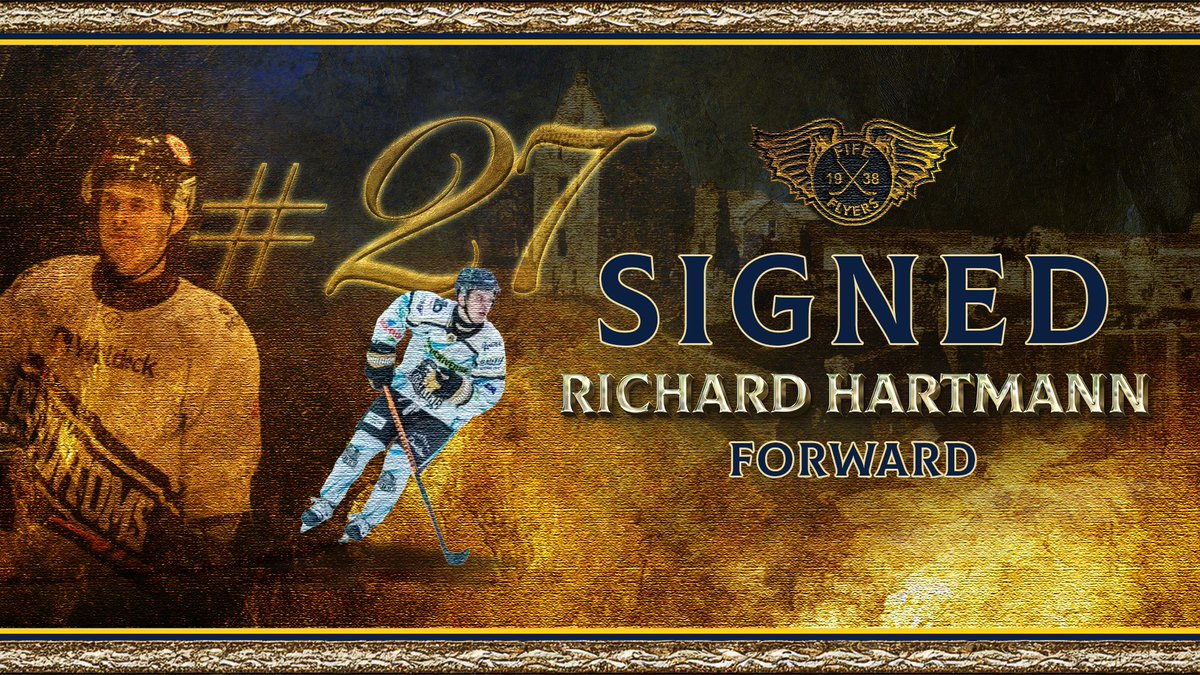 ✍️ | 𝐇𝐀𝐑𝐓𝐌𝐀𝐍𝐍 𝐉𝐑 𝐉𝐎𝐈𝐍𝐒 𝐓𝐇𝐄 𝐊𝐈𝐍𝐆𝐃𝐎𝐌 𝐎𝐍 𝐓𝐖𝐎-𝐖𝐀𝐘 𝐖𝐈𝐓𝐇 𝐃𝐔𝐍𝐃𝐄𝐄 𝐑𝐎𝐂𝐊𝐄𝐓𝐒

The Fife Flyers Ice Hockey Club are delighted to announce the addition of Richard Hartmann Jr on a two-way contract with the <a href="/DundeeRockets/">Dundee Rockets</a> of the Scottish