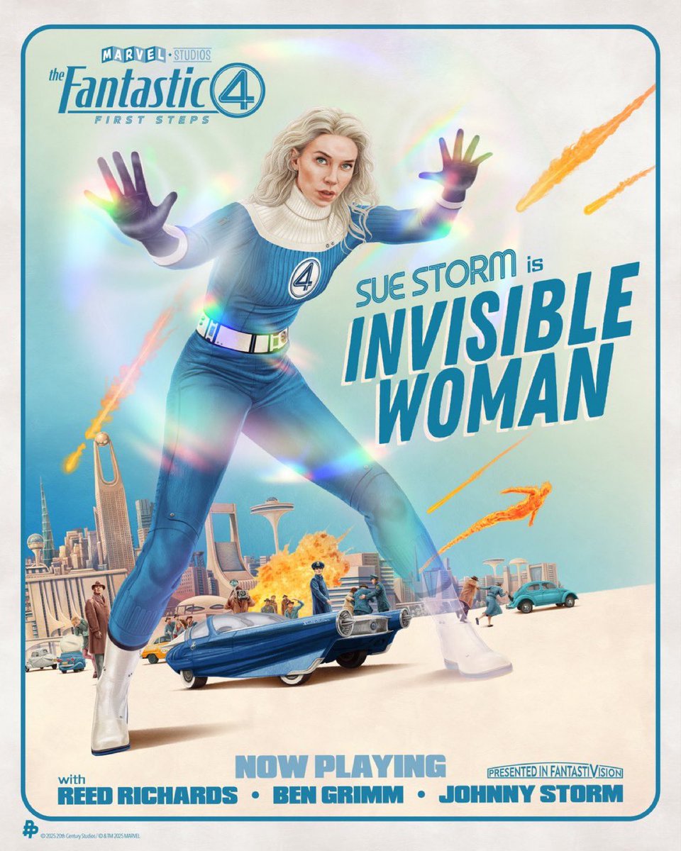 ¡Nuevo poster de 'THE FANTASTIC FOUR FIRST STEPS'!