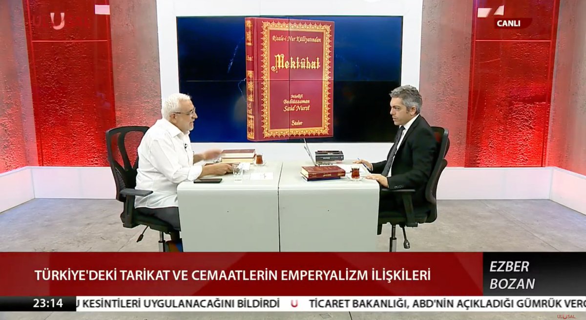 20 yaşından beri Nurcuların içerisinde yer alan, Yeni Asya'nın eski başyazarı Mustafa Kaplan <a href="/ulusalkanal/">Ulusal Kanal</a>'da tarihi notlar düştü:

➡️Gladyo'nun kullandığı Nurcular
➡️Saidi Nursi'ye sansür yapan Nurcular...
➡️Hristiyan Nurcular...

Arşivlik açıklamalar👇

youtube.com/watch?v=g2eyXj…