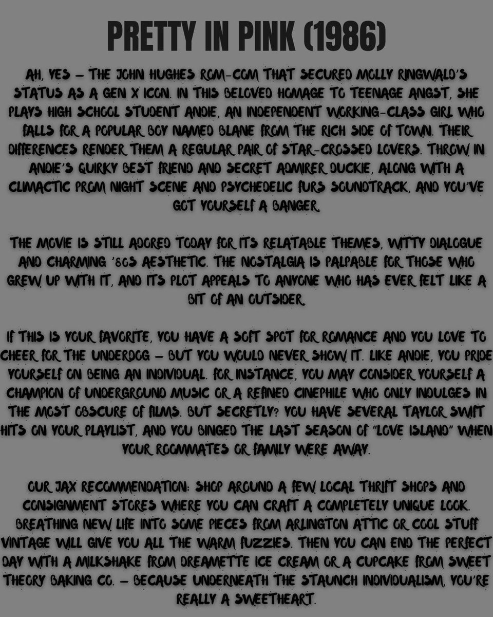 "We’ve crafted a list of Jacksonville spots inspired by some beloved throwback cult classics to help you ride those waves of nostalgia and celebrate your devotion."

What Your Fav Cult Classic Says About You
McKenna Oakley
folioweekly.com/2025/08/01/wha…