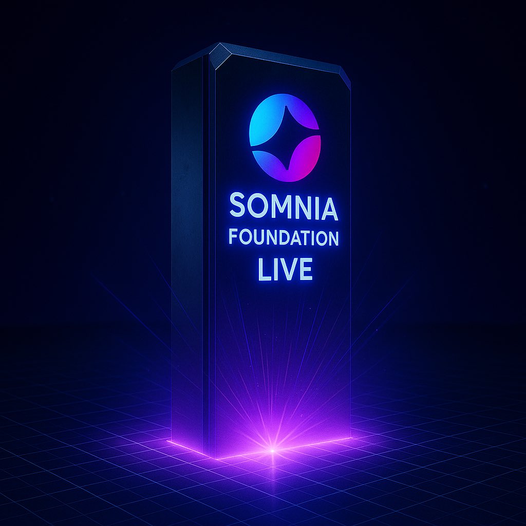 The moment we’ve all been waiting for is finally here 🔥

The Somnia Foundation is now LIVE on X,and with it, a brand new chapter begins for <a href="/Somnia_Network/">Somnia</a> mission to power the Onchain Future

Let’s talk about why this is huge

The Foundation isn’t just a formality It’s the