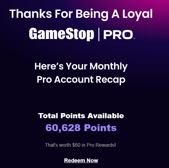 deepripper42069's tweet photo. It pays to play as a #GameStopPro https://t.co/hnDBohrsGn