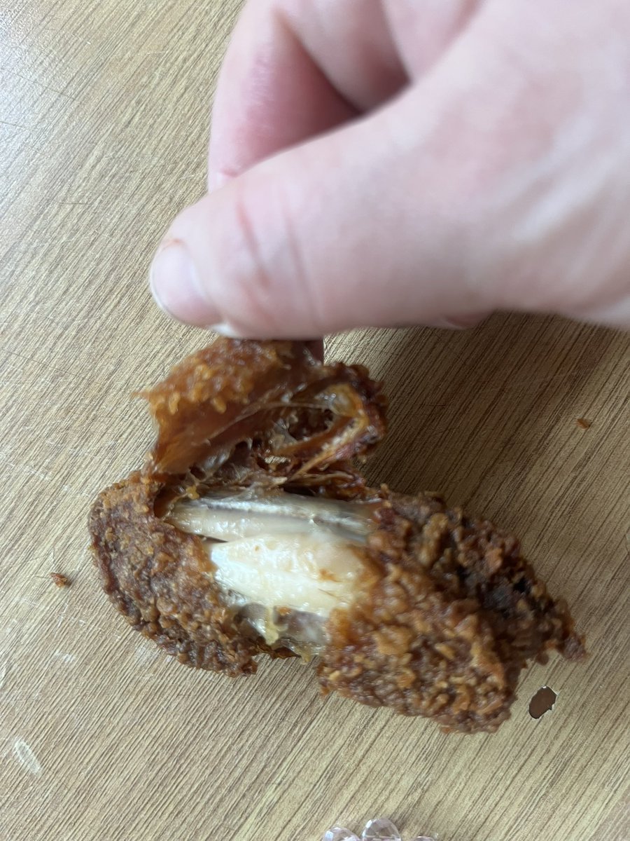 _fayewoodx's tweet photo. @kfc @KFC_UKI the hot wing I’ve received  today it’s burnt to smithereens https://t.co/lpWx6owxcf